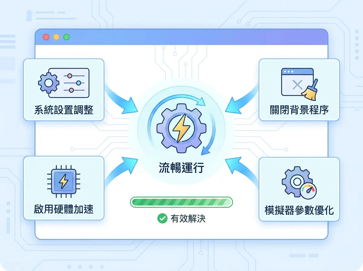 雷電模擬器運行卡頓的解決方案