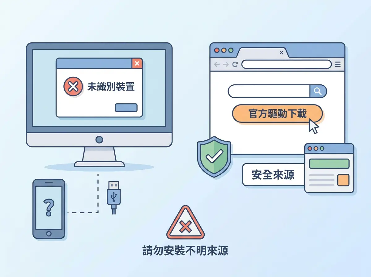 雷電模擬器無法識別設備的故障處理
