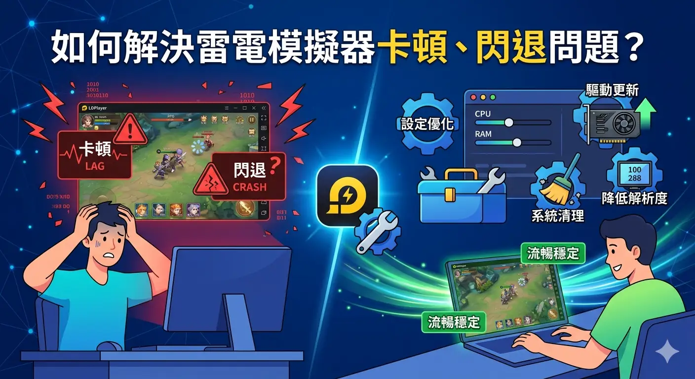 雷電模擬器卡頓